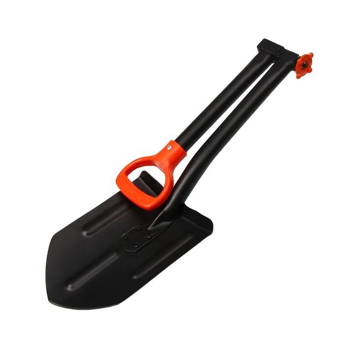 Лопата автомобильная, L = 104 см, складной черенок, с ручкой, «Копанец-Авто»